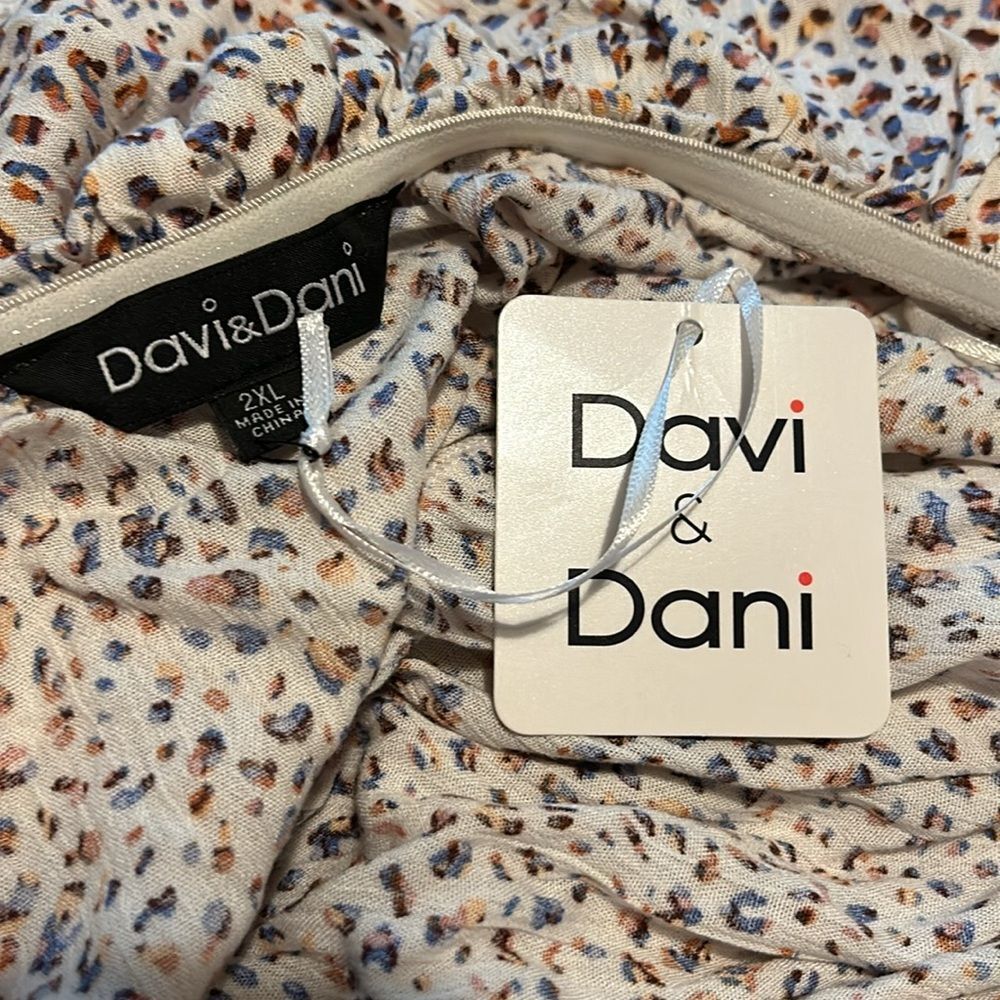 NWT Davi & Dani Strapless Shorts Romper Pockets Plus Size 2XL - Picture 5 of 5
